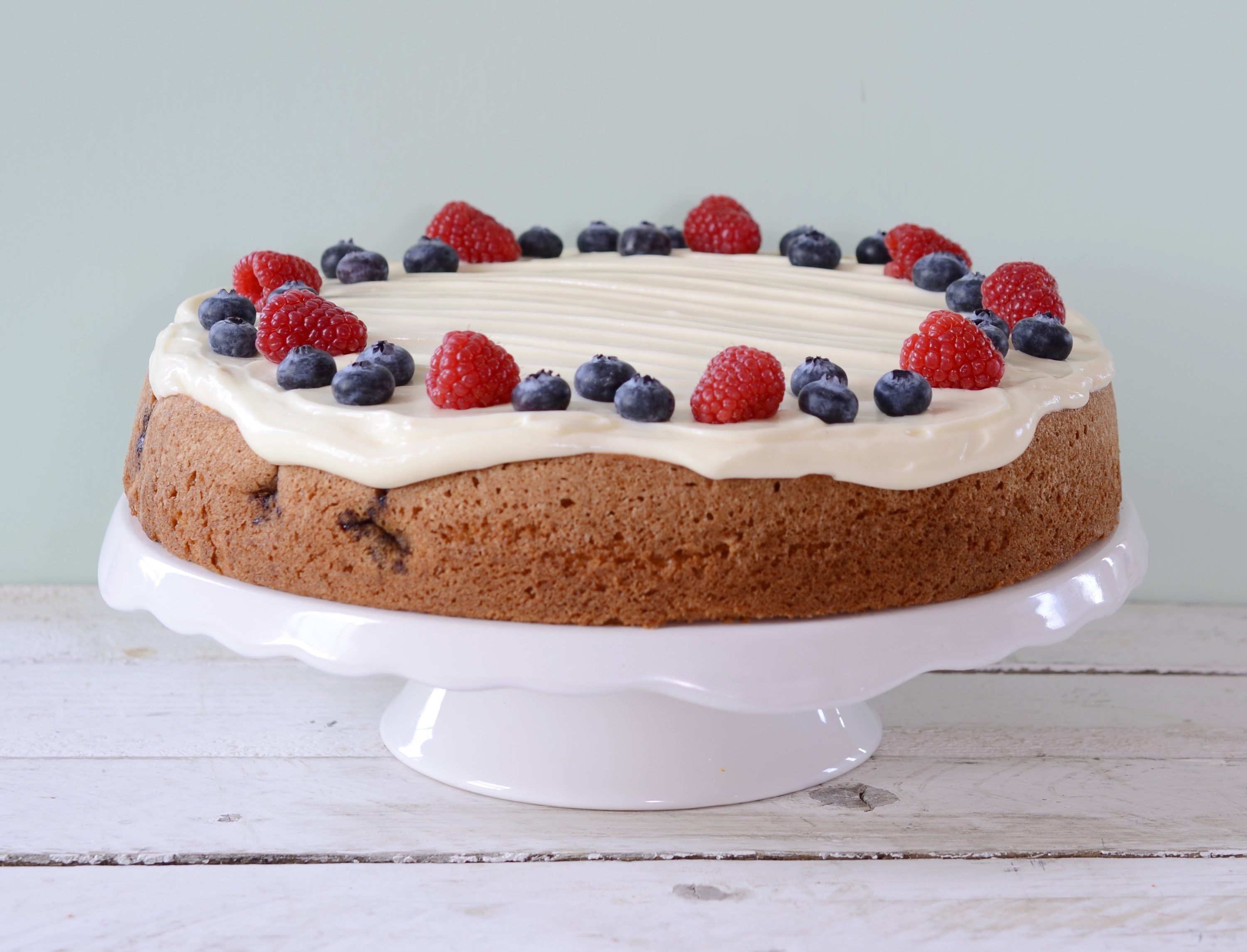 Blueberry and Lime Cake Graham's Family Dairy