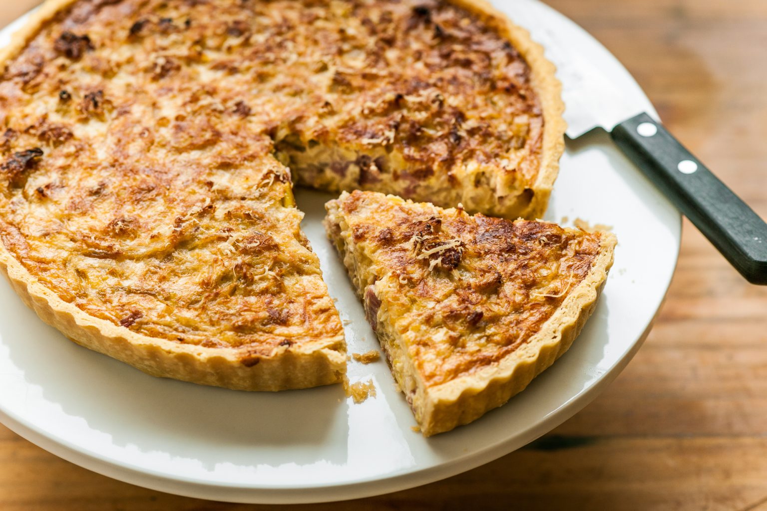 Bacon and Leek Quiche Graham's Family Dairy