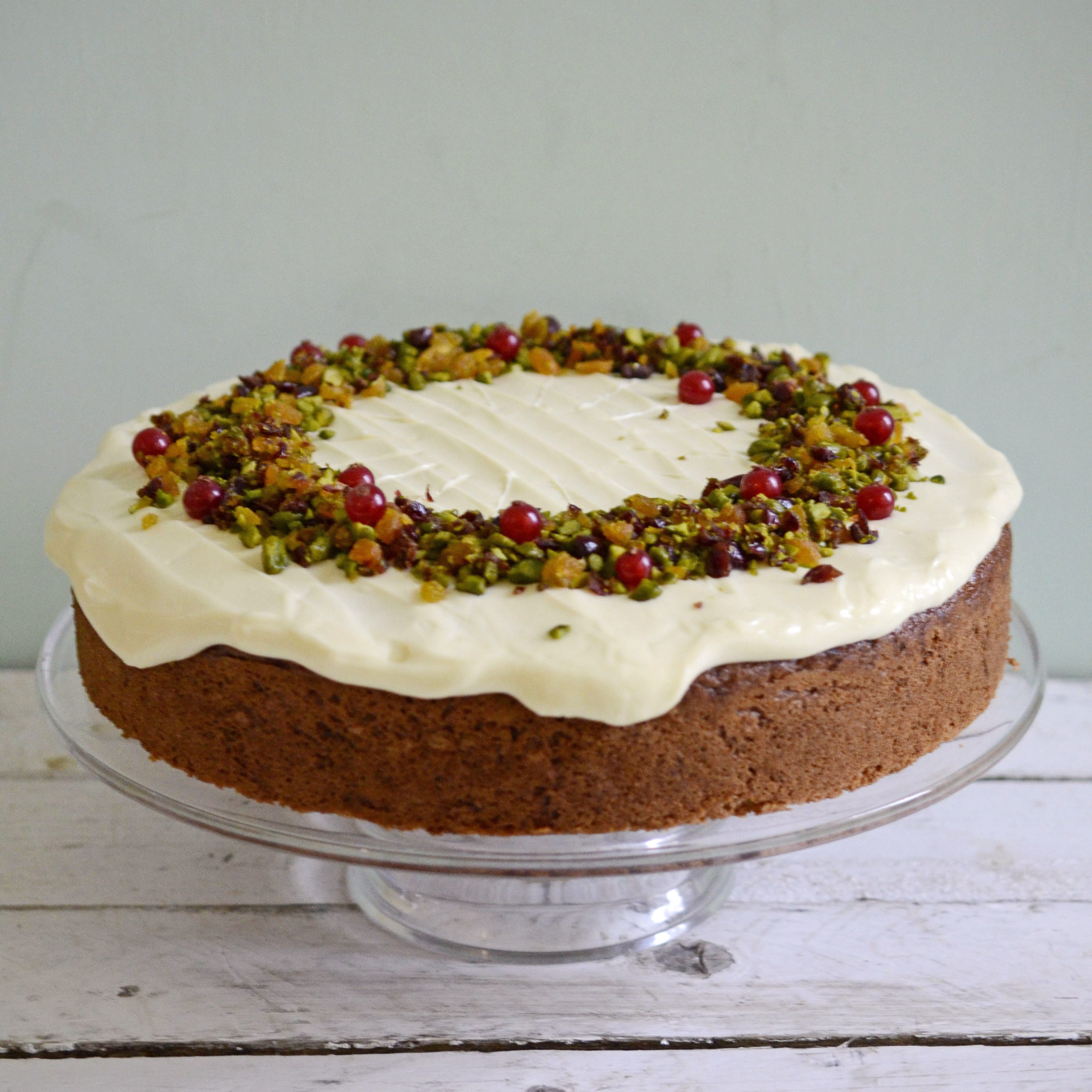 Pistachio and Cranberry Cake - Graham's Family Dairy