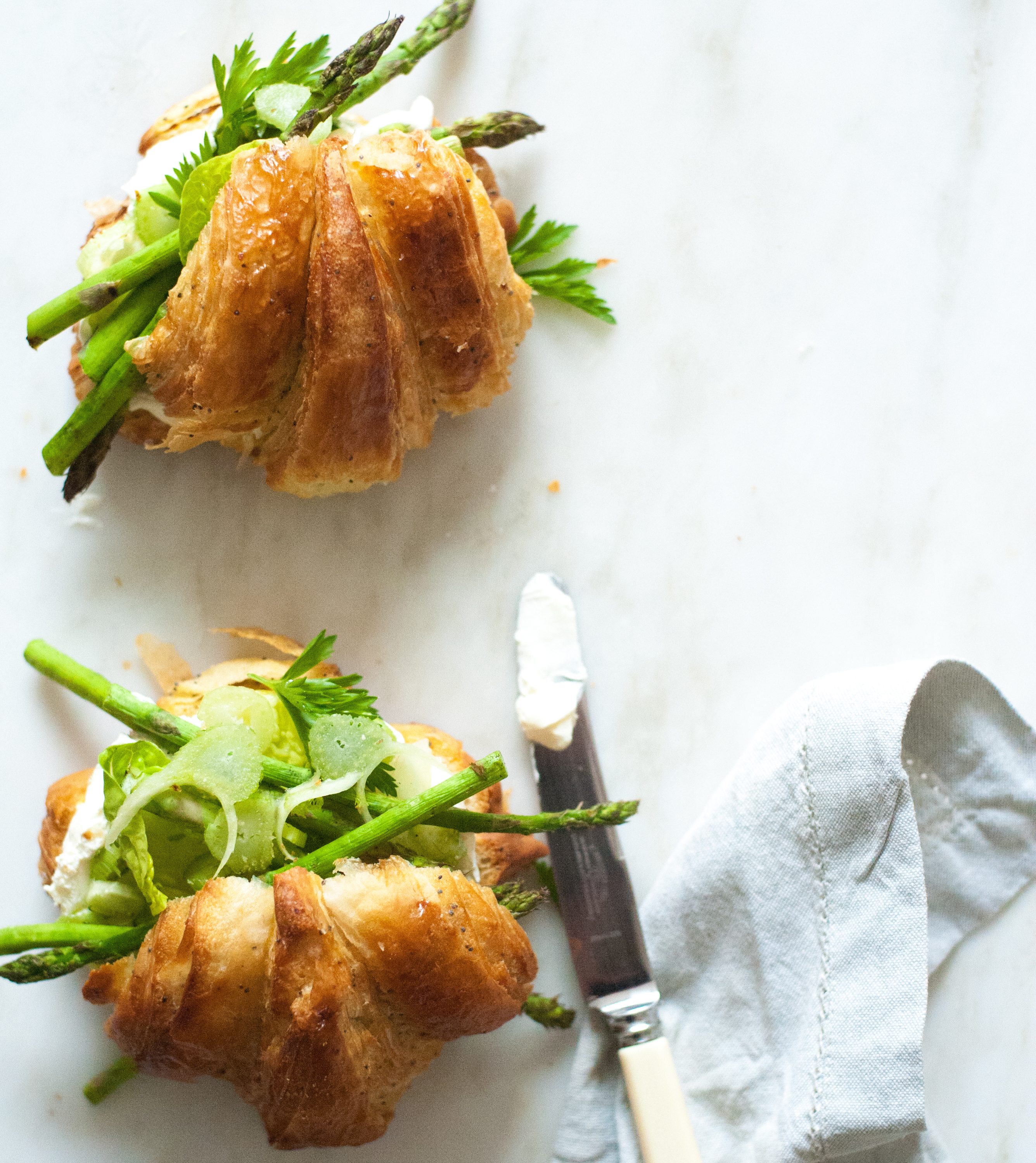 Poppy Seed and Asparagus Croissant - Graham's Family Dairy