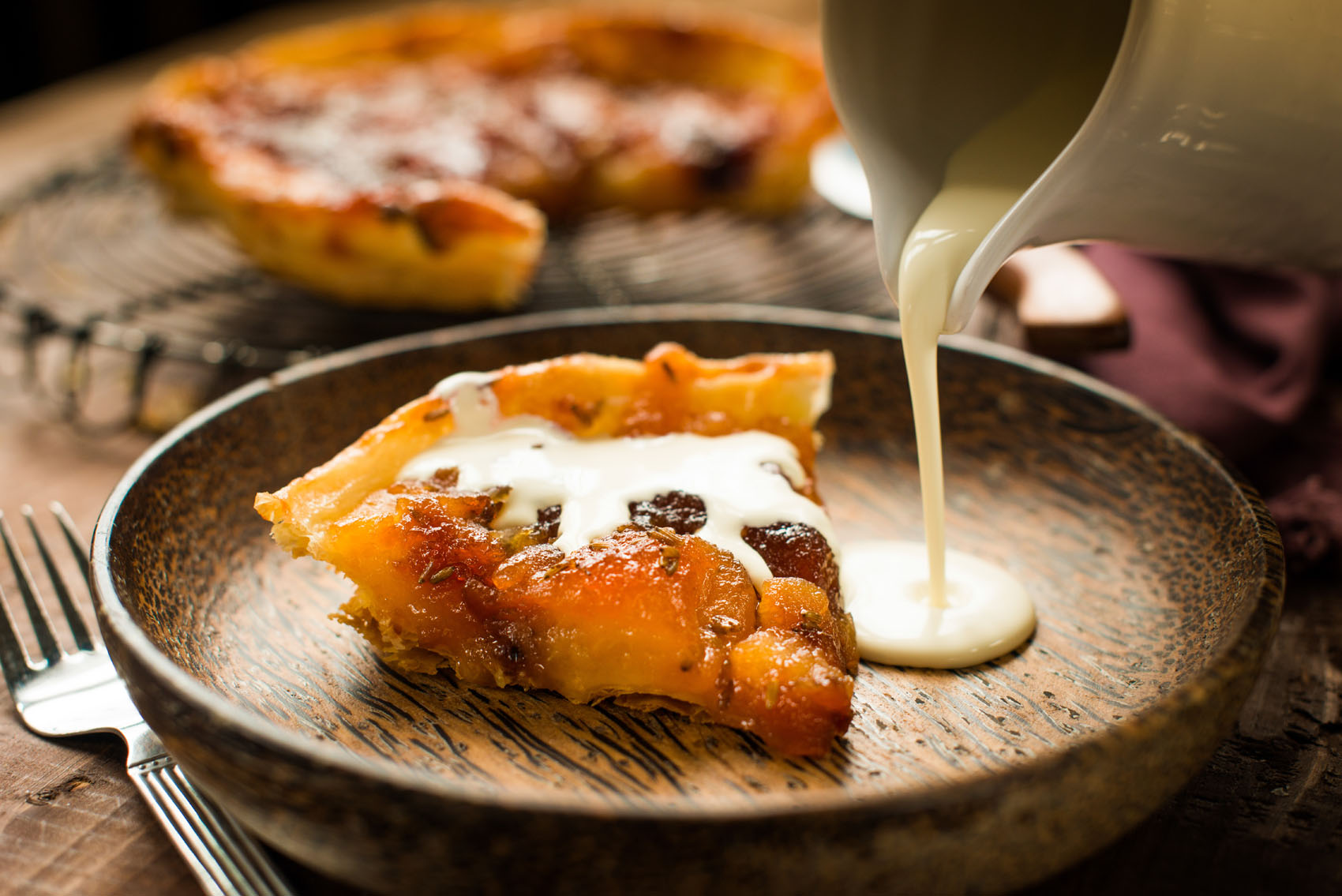 Apple and Lavender Tarte Tatin - Graham's Family Dairy